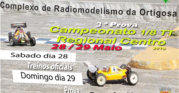 3ª Prova Campeonato Regional Centro 1/8 TT - Informações